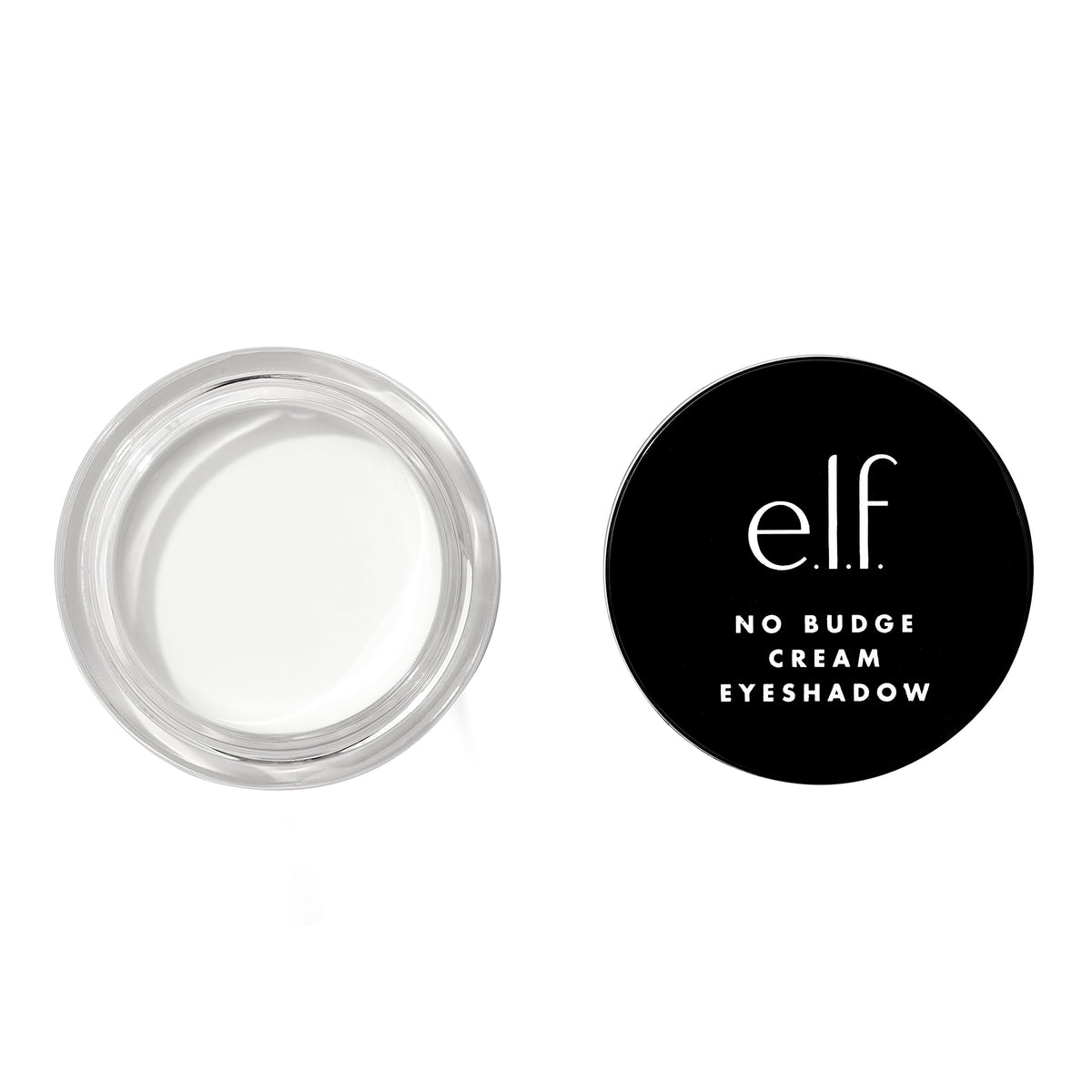 e.l.f. Cosmetics No Budge Cream Eyeshadow, 3-in-1 Cream Eyeshadow, Primer & Liner, Crease & Smudge Resistant, Buildable Formula, Wispy Cloud