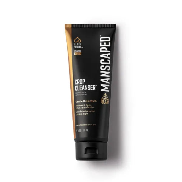 MANSCAPED Crop Cleanser Groin Wash, Men’s UltraPremium Invigorating Formula for Below-The-Waist Cleaning, Refreshing Shower Gel For Men Infused with Vitamin E and Aloe, Vegan body wash (6 oz)