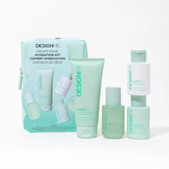 DESIGNME GLOSS.ME Hydration Kit |Moisturizing Shampoo, Conditioner, Mask & Hair Oil | With Argan Oil | For Dry & Frizzy Hair - Hydrating, Anti-Frizz & Adds Shine | Sulfate & Paraben-Free Holiday Set