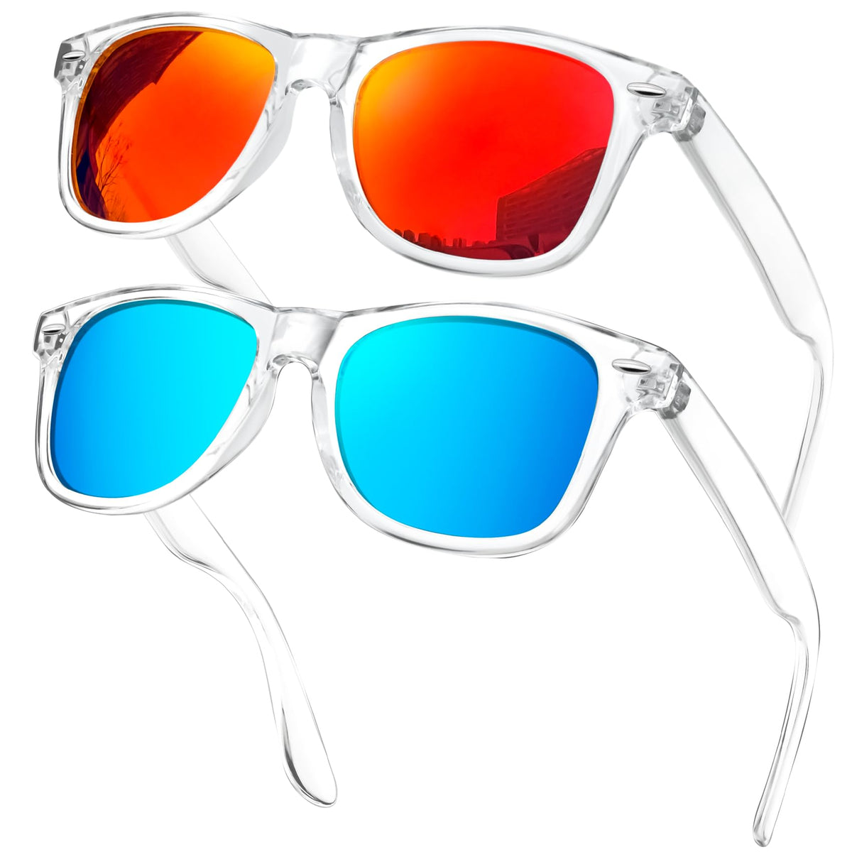 KANASTAL Polarized Sunglasses Men, Fashion Square Sun Glasses Women, Classic Shades for Womens, Driving Fishing Outdoor 100% UV400 Protection
