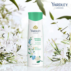 Yardley London Imperial Jasmine Body Spray For Women, Floral Scent With Jasmine And Orange Blossom Fragrance, 200 Ml