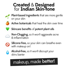 Ruby's Organics Skin Tint Mattifying Liquid Foundation | Medium Coverage, Matte Finish, Breathable | Natural Organic Makeup, For Sensitive Skin | Shade M 02.2, 30ml
