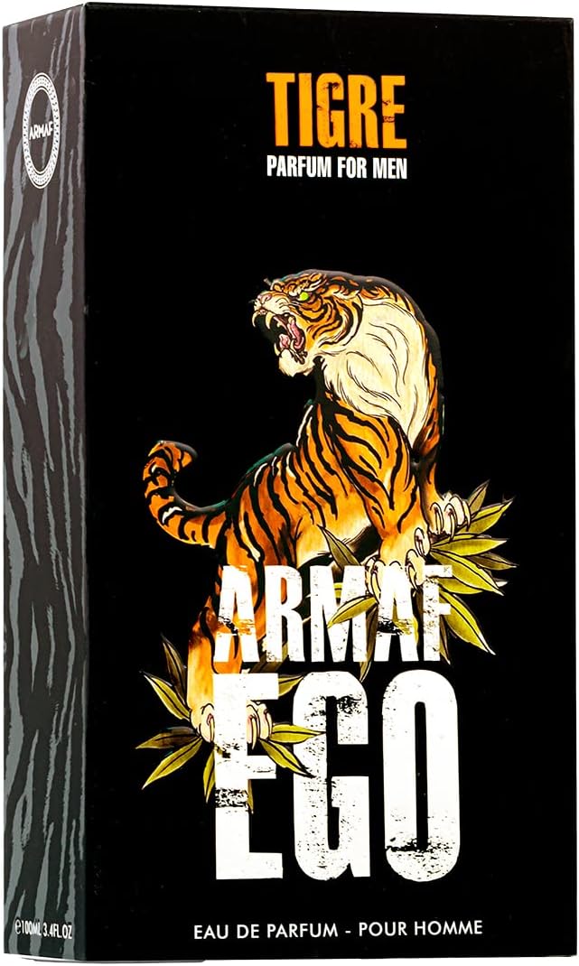 Armaf Ego Tiger Pour Homme Black Eau De Parfum 100ml Perfume for Man - Perfumes for men - fragrance for him