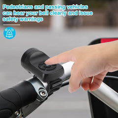 MAKINGTEC Electric Bike Horn, Electronic Bicycle Bell, 140DB Bike Horn for Adults, 4 Sound Modes Waterproof Horn for Bike, Waterproof Bicycle Accessories for Adults Kids Mountain Bike Bells Whistle