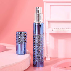 Metal Perfume Bottle, Lightweight Good Sealing Effect Refillable Spray Dispenser, for Makeup Lovers Professional Makeup Artist(AB048R blue)
