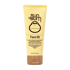 Sun Bum SPF 50 Clear Face Lotion, 88 ml, multi, 3 Fl Oz (Pack of 1)