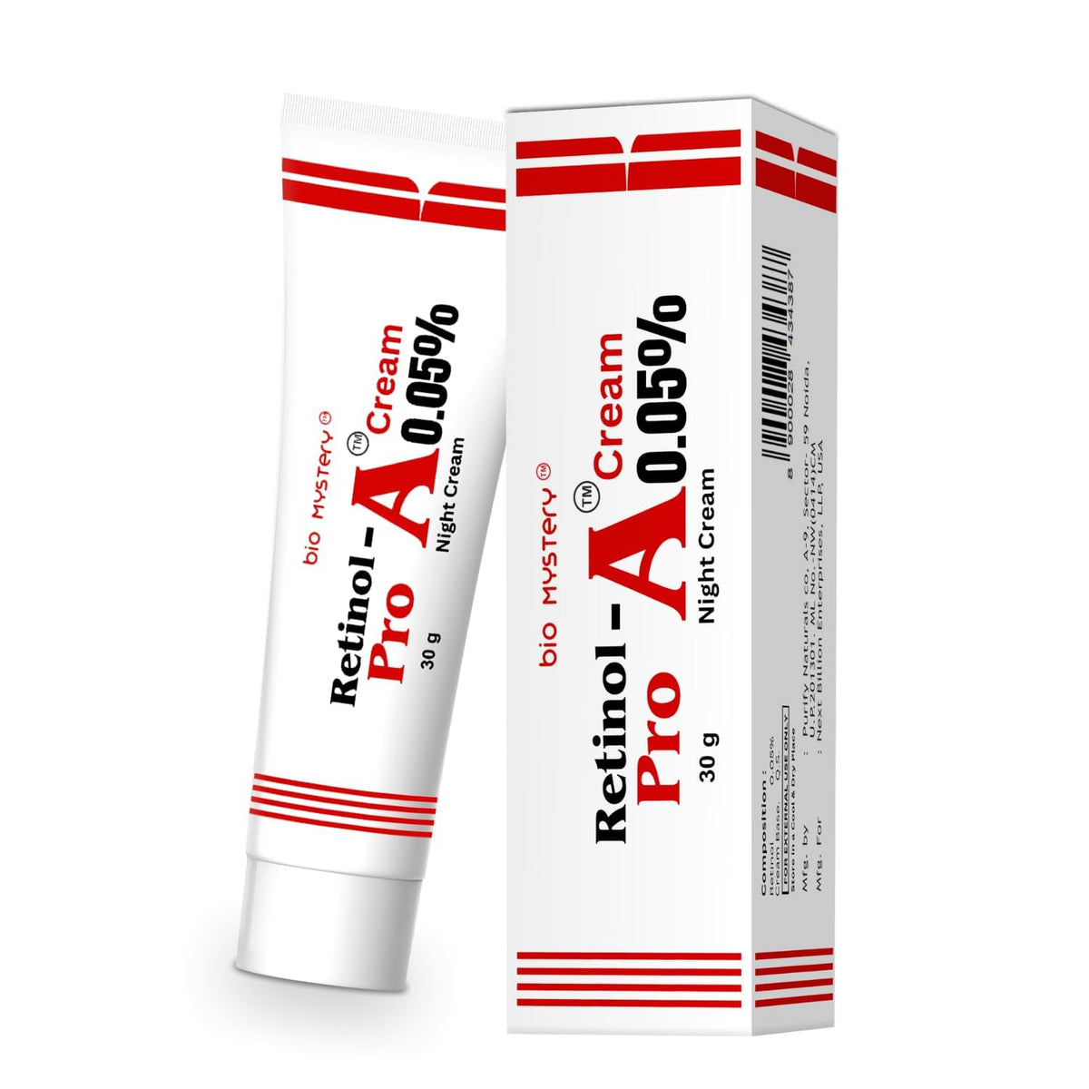 Bio Mystery Retinol Pro Night Cream- Retinol Pro 0.1, (30 Gram / 1.05 Oz)