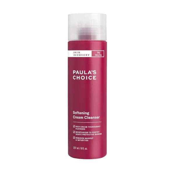 Paula's Choice SKIN RECOVERY Cream Face Cleanser, Facial Cleanser with Coconut, Chamomile, Face Wash for Sensitive, Redness & Rosacea Prone Skin, Normal to Very Dry Facial Skin, Soothes & Hydrate - 8oz