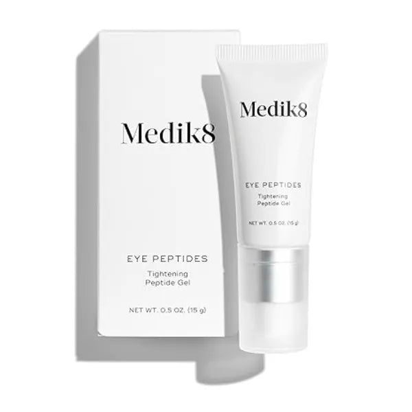 Medik8 Eye Peptides Gel Daily Under Eye Gel Anti Aging Serum Hydrating Serum Gently Smooths Bags and Wrinkles Vegan and Gluten Free 0.5 oz