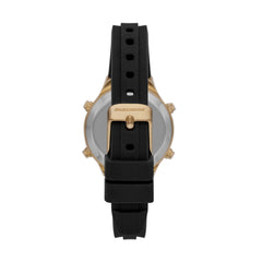 Skechers Women's Brinkley Digital Chronograph Watch, Color: Black, Gold (Model: SR6281), Black