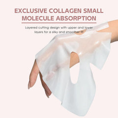Real Deep Mask, Bio Collagen Face Mask, Overnight Face Mask Set, Anti-Aging, Hydrating Collagen Mask, Moisturizing Facial Mask, Firming Skin, Pack of 1 (4 Masks)