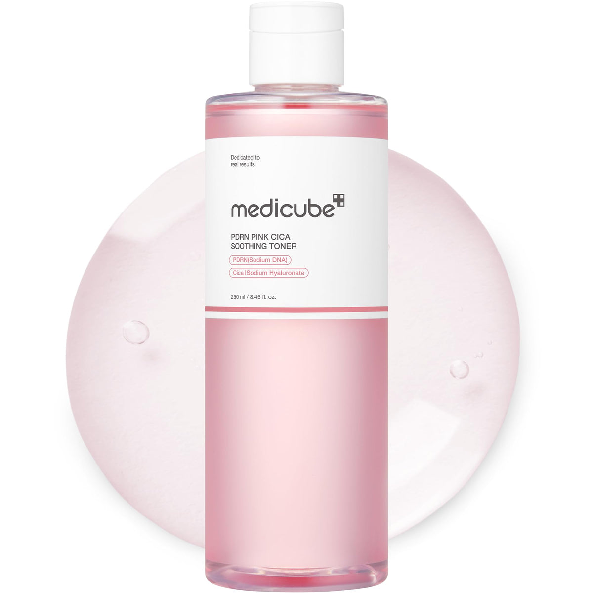 Medicube Salmon DNA PDRN Pink CICA Soothing Toner I Pink Glow Toner for Skin Boosting, Soothing and Calming, Uneven Skin Tone, Peptide & Niacinamide, Korean Skin Care (250ml / 8.45 fl. oz.)