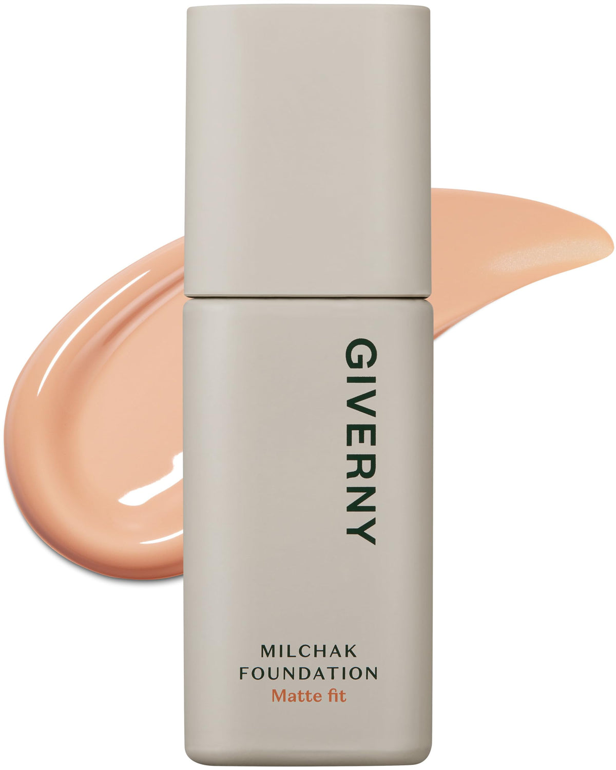 GIVERNY Milchak Matt Fit Foundation #23 Medium beige - Matte Finish Liquid Foundation for Sebum and Sweat Control - Lightweight & Waterproof Makeup – Flawless Coverage for Oily Skin, 1.01 fl. oz.