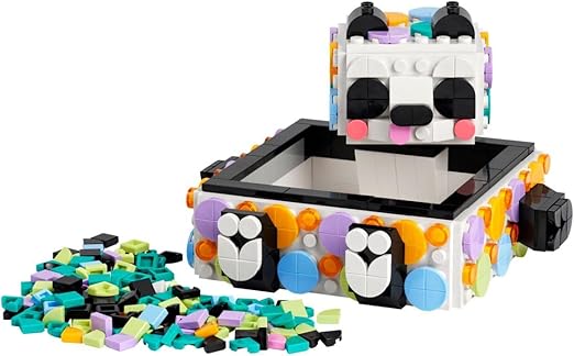 LEGO DOTS Cute Panda Tray 41959 DIY Craft and Decoration Kit; Building Blocks Toy Set; Toys for Boys, Girls, and Kids (517 Pieces)