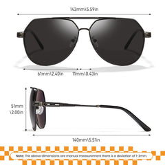 Cyxus Sunglasses for Men Women Classic Polarized Sunglasses UV400 Protection Anti Glare for Driving Outdoor