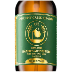 Ancient Greek Remedy Hydrating Face Oil for Women Anti Aging Serum with Organic Jojoba, Rosehip, Sweet Almond, Olive, and Vitamin E Fast Absorbing Body Oil for Dry Skin Fragrance Free, 4 fl oz