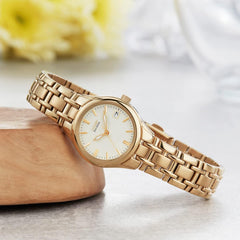 Citizen Women's Analogue Eco-Drive Watch with Stainless Steel Strap