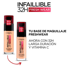 INFAILLIBLE FRESH WEAR 32H SPF25 vitamina c #160-lin rose 30