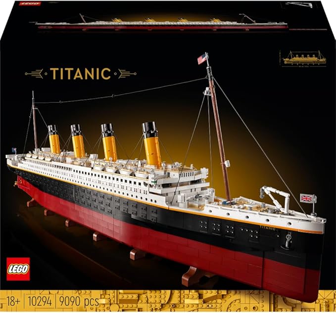 LEGO ICONS Titanic 10294 Building Kit (9,090 Pieces)