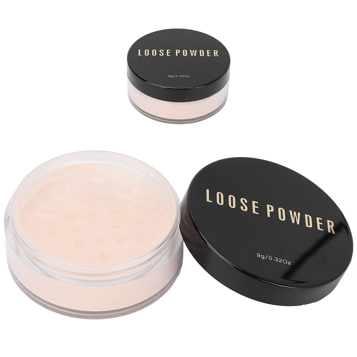 9g Loose Setting Powder, Waterproof Matte Finshing Powder, Face Makeup Powder for Women Girls, Lightweight Skin Finish Powder for Oil control(01)