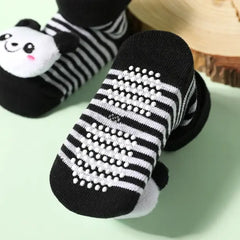 PATPAT Baby Cartoon Animal Fruit Three-dimensional Socks black