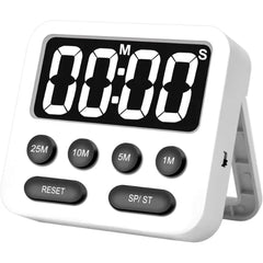 AOUVES Pomodoro Timer – Digital Kitchen & Productivity Timer with Large Display and Preset Countdown for Cooking & Study