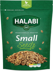 Halabi Traditionally Roasted Seeds , Egyptian Seeds , All Natural Ingredients Healthy Snacks Longer Freshness Resealable Bag - 70g