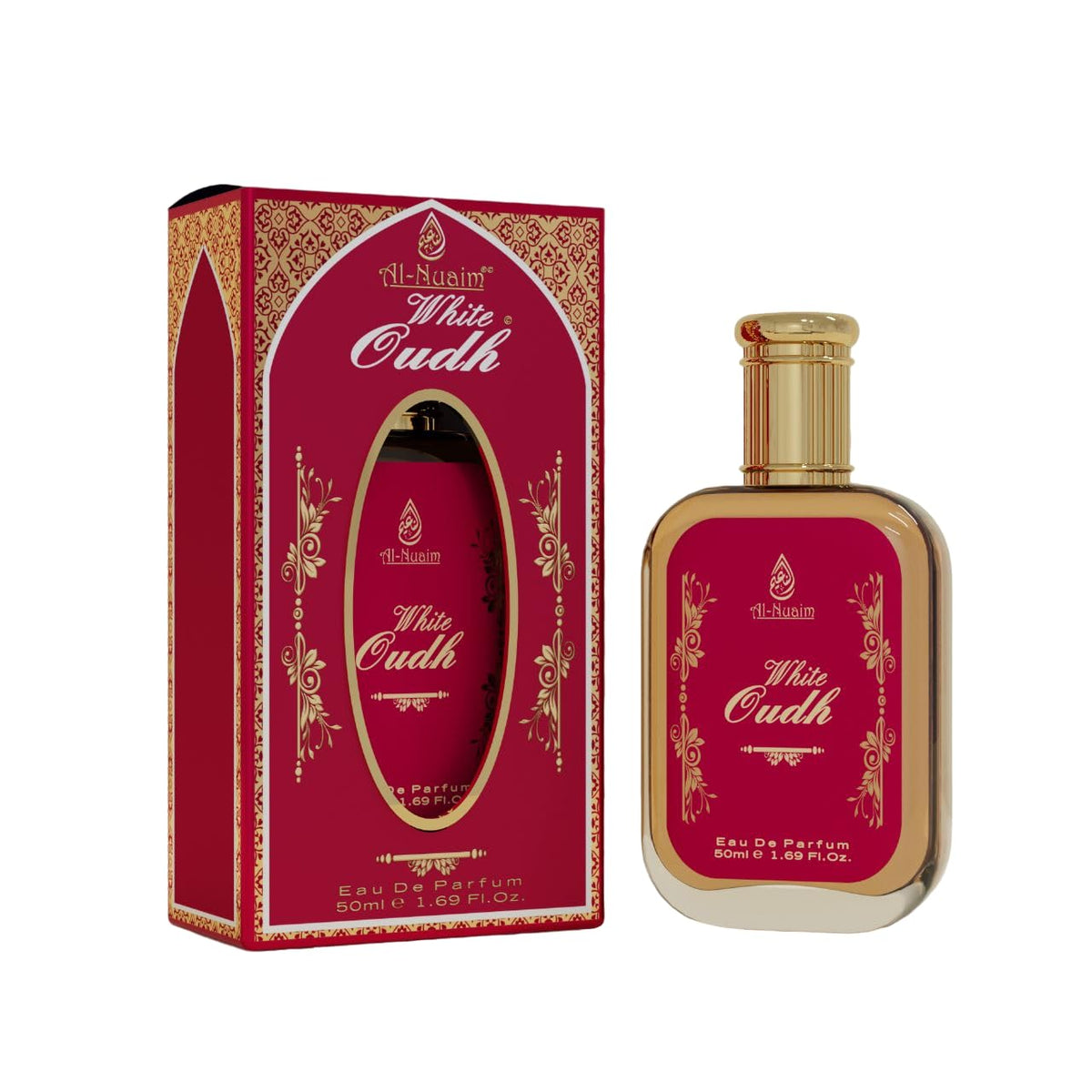 Al-Nuaim White Oudh Eau De Parfum for Men & Women - 50ml | EDP Perfume | Long Lasting & Luxury Fragrance