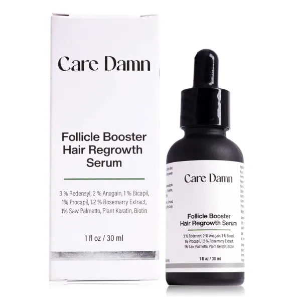Care Damn Hair Regrowth Serum 30ml /1 Fl Oz – Biotin Hair Growth Oil for Men & Women, Strengthening, Soothing, Strengthens Hair Follicles for All Hair Types