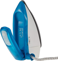 Black & Decker 1085W Dual Voltage Travel Steam Iron, Blue - Ti250-B5