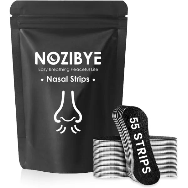 Nasal Strips, Nose Strips for Breathing - 55 Strips