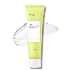 IUNIK Lime Moisture Mild Peeling Gel 3.04 Fl Oz - Gentle Exfoliating Deep Cleansing Glowing - Smooth with AHA & Fruits Complex