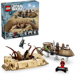 LEGO Star Wars: Return of the Jedi Desert Skiff & Sarlacc Pit, Vehicle Building Toy Set for 9 Plus Year Old Boys & Girls, Features 6 Minifigures Including Luke Skywalker, Gift for Kids and Fans 75396