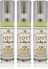 Al-Rehab Soft - 6ml (.2 oz) Perfume Oil -3 Pack