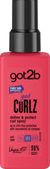Got2B Curls Define Spray for Curly Hair, Hydrates Hair Fibers, Cool and Comfortable - 150 ml