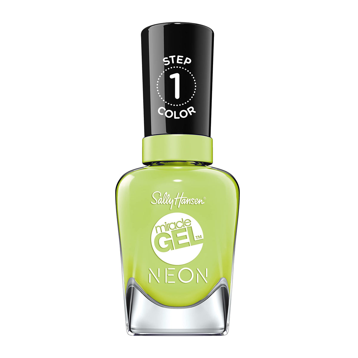 Sally Hansen Miracle Gel Nail Polish, Shade 52 Electri-lime| Neon Green Nail Polish