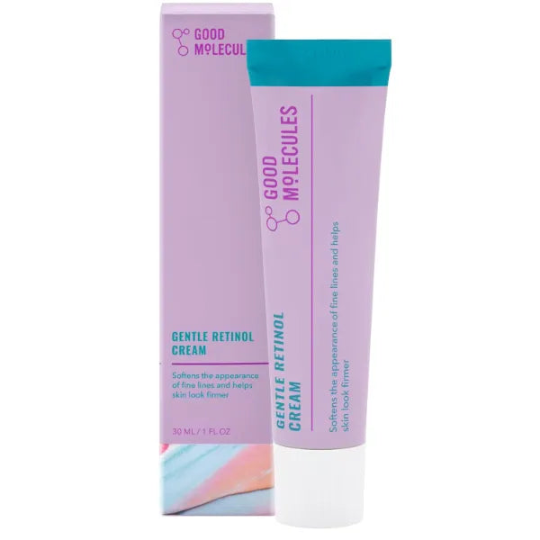 Good Molecules Gentle Retinol Cream - Retinol Night Cream for Collagen Production, Skin Tightening Recipe with Bakuchiol, Anti-Aging Skin Care For Face