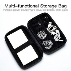 VENTION Portable Travel Storage Case, Power Bank Case, Shockproof Protection, Electronic Accessories Organizer Bag (Extra Large)