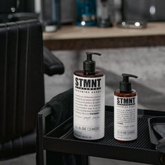 STMNT Grooming Goods All-In-One Daily Cleanser | SLS/SLES Sulfates Free | Extra Caring Formula w/Activated Charcoal & Menthol 300ml