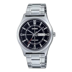 Casio Men's Watch - MTP-V006D-1CUDF Black Dial - Silver / Black