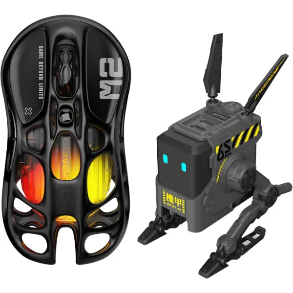 GravaStar Mercury M2 Wireless Gaming Mouse with GravaStar Alpha65 Robot Fast GaN Charger Block