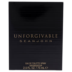 Sean John Unforgivable by Sean John for Men - 2.5 oz EDT Spray