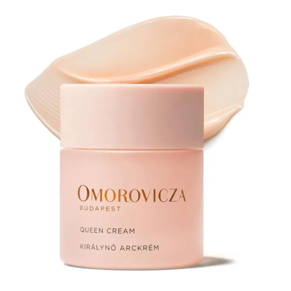 Omorovicza Queen Cream (1.0 oz), Face Moisturizer, Daily Priming Moisturizer Face Cream with Plant-Derived Elastomer, Brown Microalgae & Antioxidant Oils to Hydrate, Plump & Blur Fine Lines