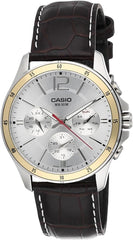 Casio Stainless Steel Analog Watch Black/Silver