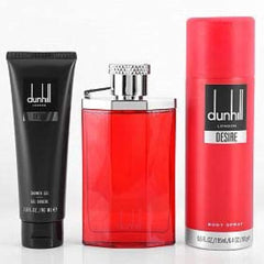 Alfred Dunhill Men Desire Red EDT, 100ML, Shower Gel, 90ML + BODY SPRAY, 195ml