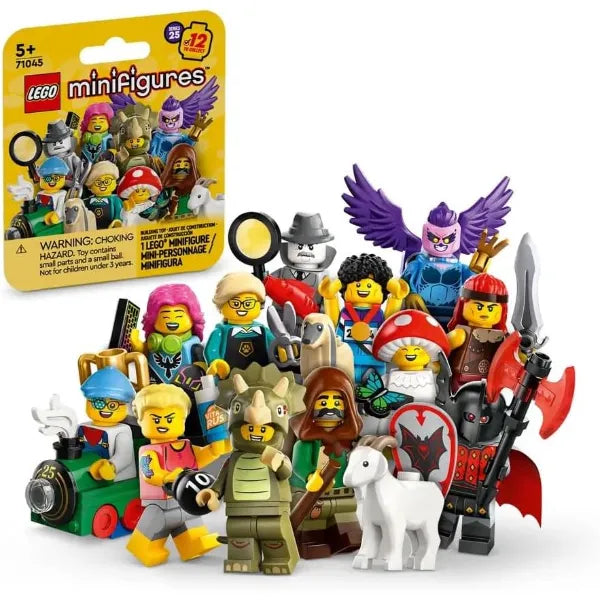 Lego Minifigures Series 25 Collectible Figures, Surprise Adventure Toy Building Set for Independent Play, Gift Idea for Boys, Mystery Figures, Girls and Kids Aged 5 Years Old and Up, 71045
