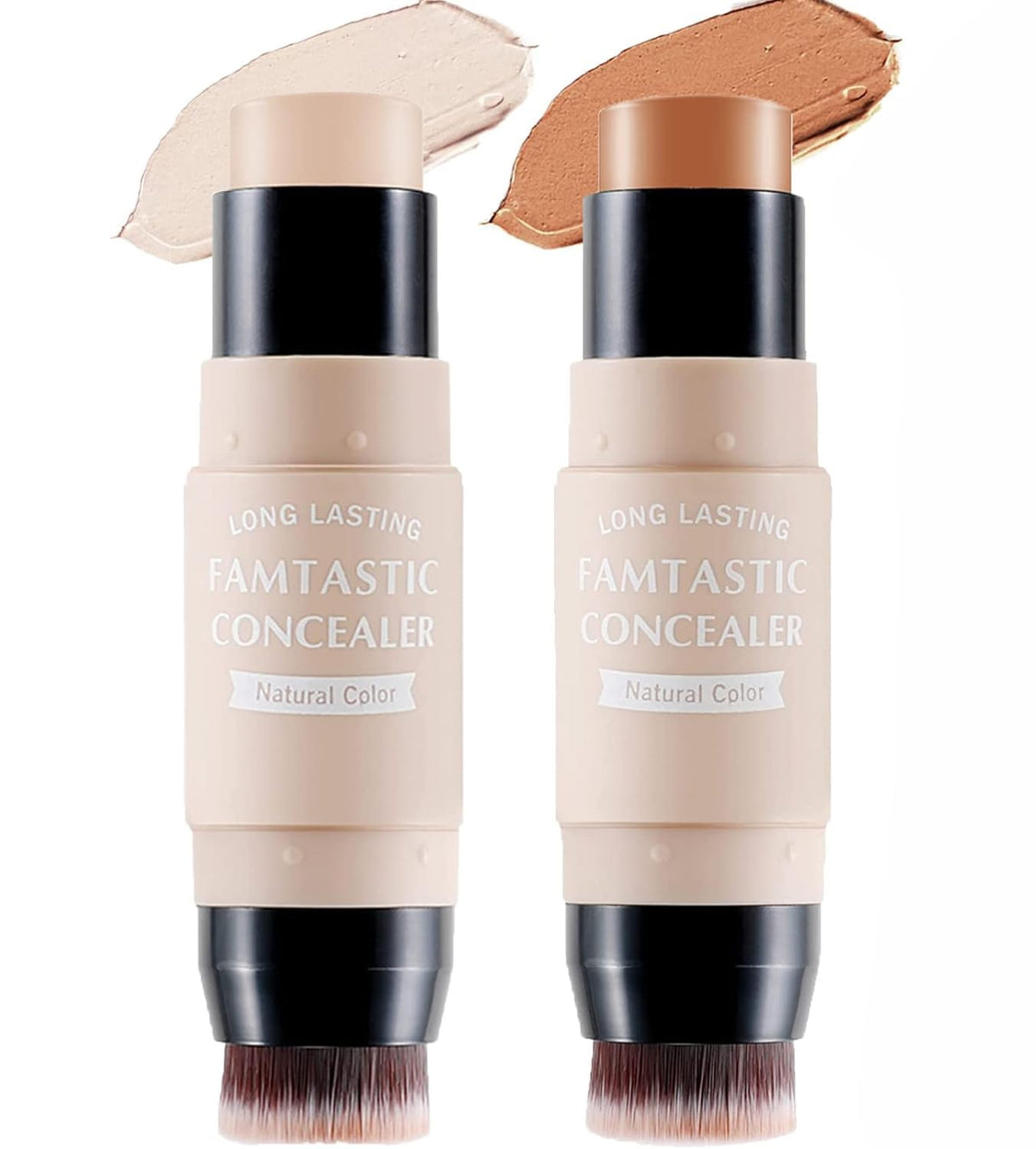 NALACAL Contour Highlighter Stick with Brush -Bronzer Pen, Waterproof, Longwear Makeup