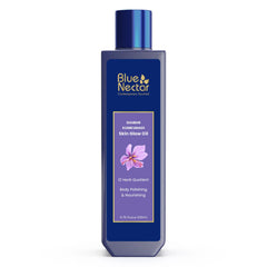 Blue Nectar Kumkumadi Body Oil for Glowing Skin | Moisturizing Oil for Dry Skin with Relaxing Aroma | Natural Body Oil for Women & Men (12Herbs, 200ml)