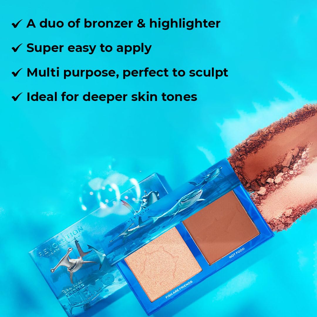 x Finding Nemo Sharky Bronzer & Highlighter - Finding Nemo Bronzer and Highlighter