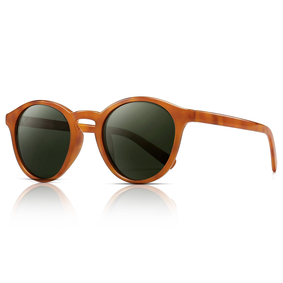 SUNGAIT Women's Classic Vintage Round Polarized Sunglasses Retro Style UV400 SGT166